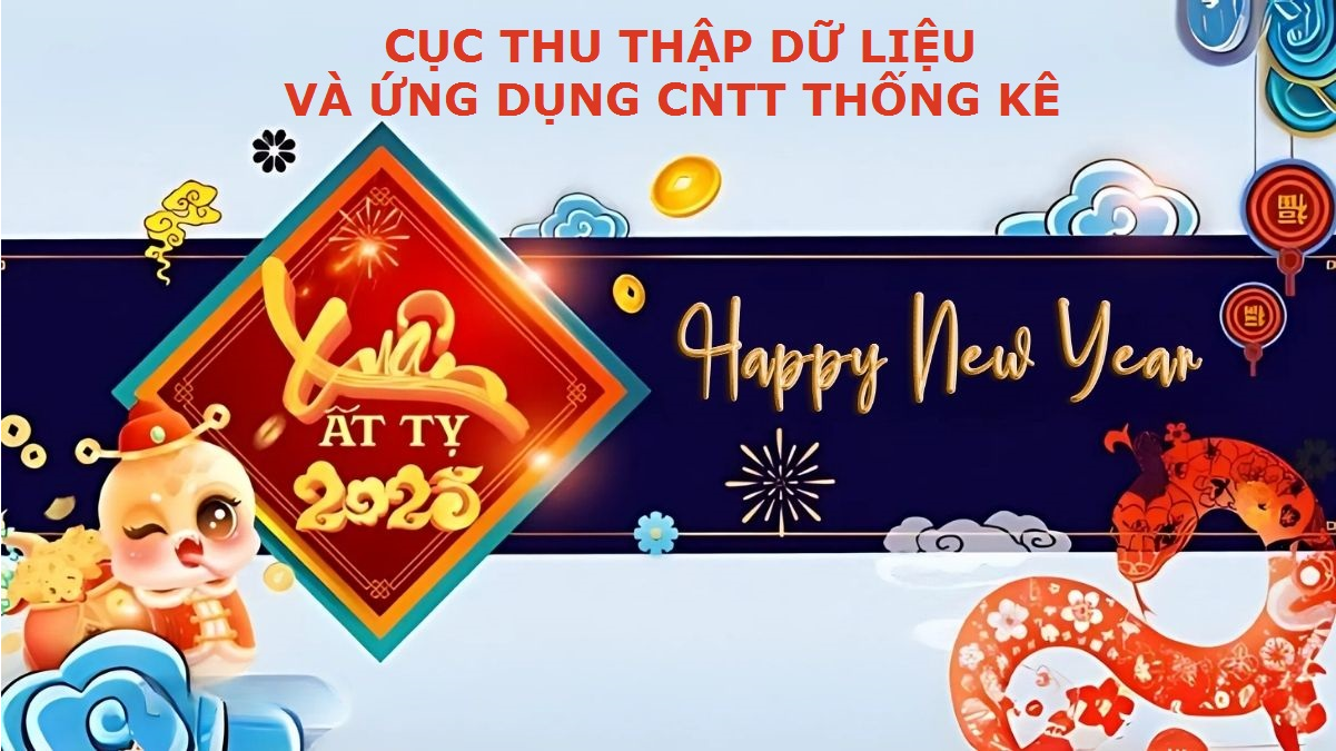 Cục Thu thập Dữ liệu và Ứng dụng CNTT Thống kê chúc mừng Xuân Ất Tỵ 2025